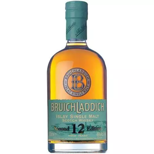 Bruichladdich 12 year old single malt scotch whisky.